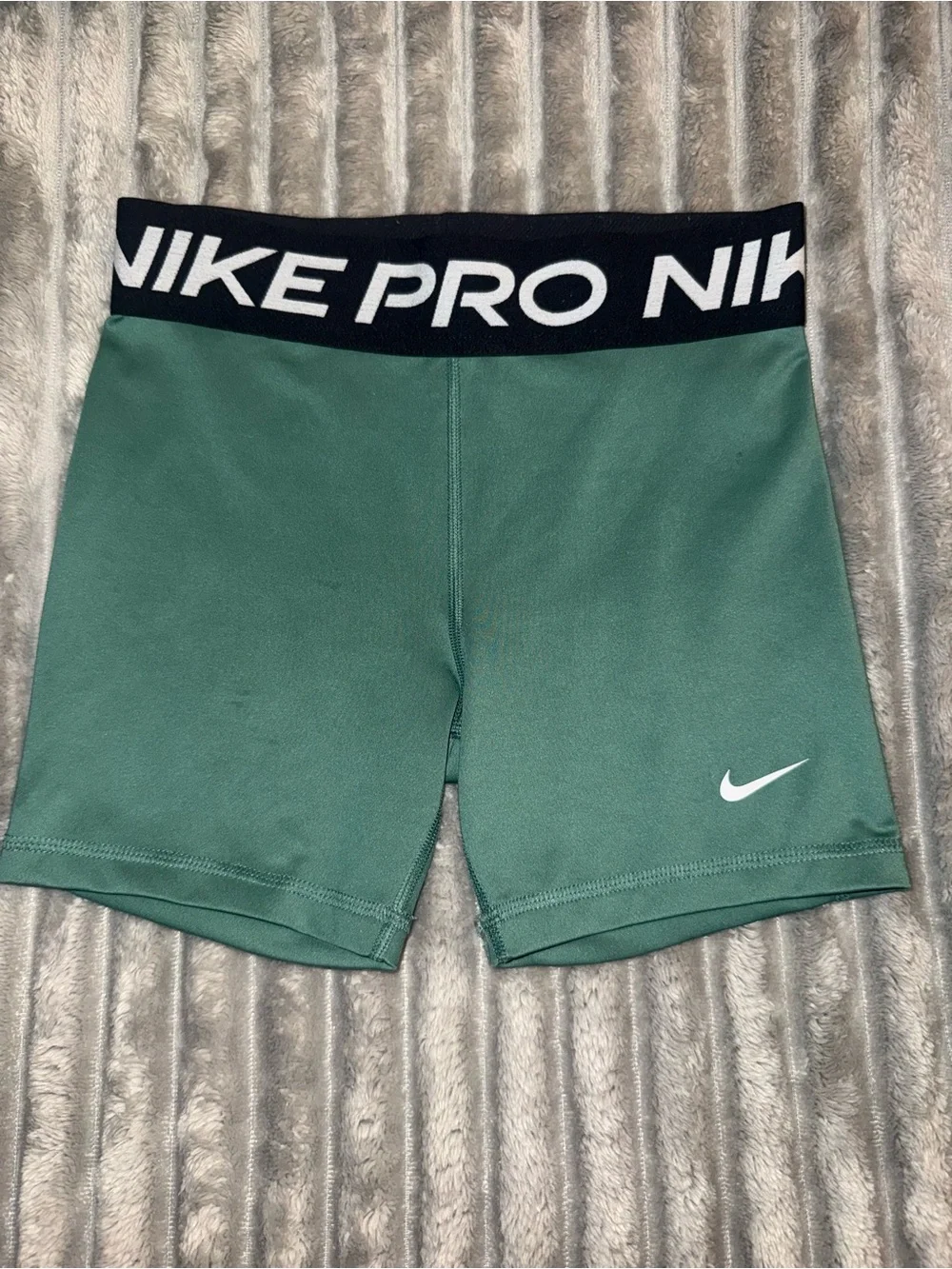 Nike Pro Big Kids Green Performance Bike Shorts